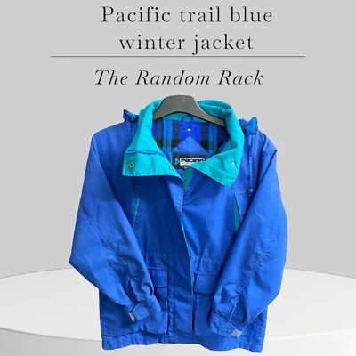 Chaqueta con capucha Pacific Trail para mujer talla mediana abrigo con cremallera completa Foto 1 de 4