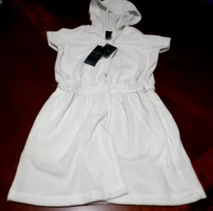 Baby Phat Short Sleeve Hooded Snap Swim Bath Robe Girls Size 7 - Picture 1 of 3