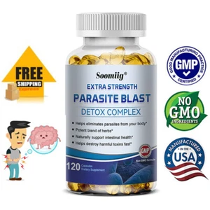 Complejo desintoxicante súper potente parasite Blast de 30 a 120 cápsulas - Imagen 1 de 12