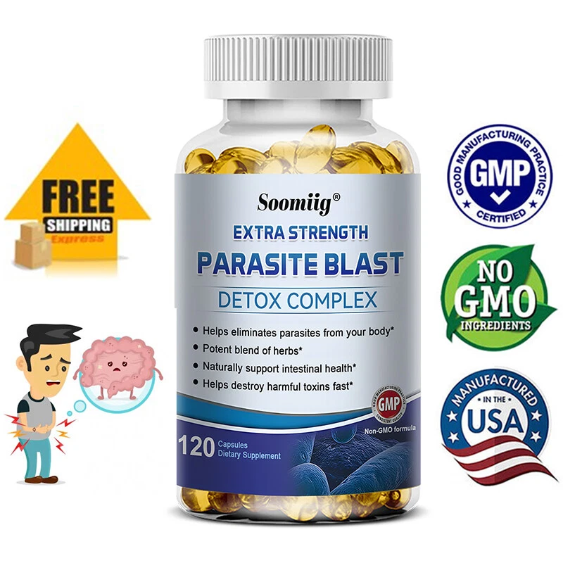 SOOMIIG Super Potent Parasite Blast Detox Complex 30 To 120 Capsules