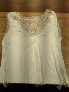 h and m white women blousee size large - Picture 1 of 3