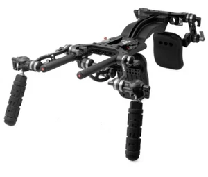 RED PRO Digital Cinema The CLUTCH Universal Shoulder Mount Camera Support Rig - Picture 1 of 7