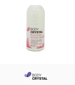 3 x 80ml BODY CRYSTAL Wildflowers Crystal Roll On Deodorant - Picture 1 of 1