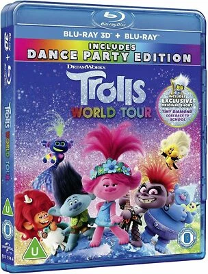 Trolls World Tour (2020) 3D + 2D Blu-Ray BRAND NEW Free Ship - Image 1 of 2