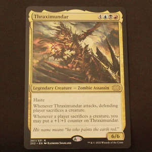 Thraximundar MTG Double Masters 2022 raro 287 casi nuevo - Imagen 1 de 6