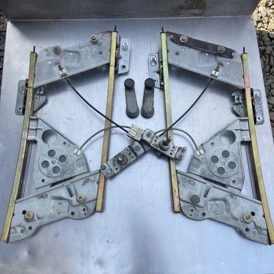 Nissan 240SX S13 SILVIA 1989-1994 PAR OEM regulador de ventana manual izquierdo y derecho Foto 1 de 4