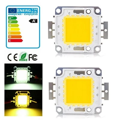 LED COB Chip SMD Bulb 10W 20W 30W 50W 100W Cool/Warm White for Floodlight 36V12V - Image 1 of 4