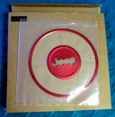 Bisel de ajuste central del volante rojo 2011-2017 Jeep Wrangler/Brújula/Patriot NUEVO Foto 1 de 4