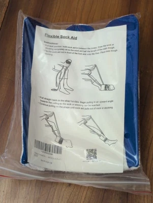 Calcetines flexibles auxiliares para calcetines de compresión durante el embarazo y la diabetes Foto 1 de 2