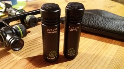 Lewitt LCT 040 MATCH Stereo Pair Kleinmembran Mikrofone, Gravity Mikrofonschiene - Bild 1 von 4