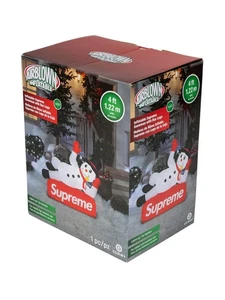 Supreme MUÑECO DE NIEVE INFLABLE GRANDE FW22 NUEVO Navidad Vacaciones Gemmy AUTÉNTICO NUEVO EN CAJA - Imagen 1 de 1