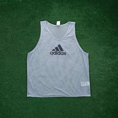 Adidas Men's (Gray) Soccer Mesh Training Bib Tank Top - Image 1 of 3