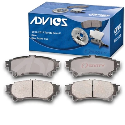 Juego de pastillas de freno de disco trasero ADVICS para Toyota Prius V 2012-2017 - neumático de freno eb Foto 1 de 4