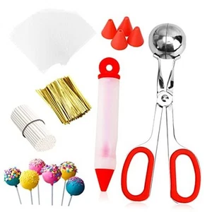 Cake Pop Kit, Including 100 Cake Pop Sticks and Wrappers, 100 Twist Ties, 1 - Picture 1 of 7