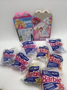 1991 mcdonalds happy meal toys barbie set of 8 sealed - Picture 1 of 10