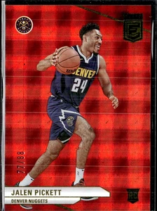 JALEN PICKETT 2023 ELITE INT'L **HIPER ROJO** ROOKIE RC/88!!  🔥🔥 PEPITAS - Imagen 1 de 2