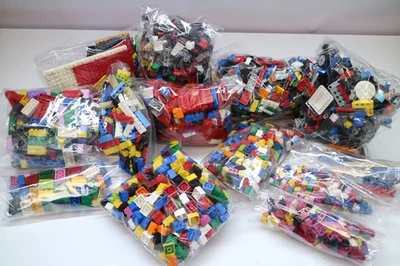 Großer LEGO Posten 12 Beutel Bausteine & Technik – gebraucht – sortiert - Bild 1 von 4