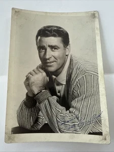 Foto original firmada e inscrita autografiada de Peter Lawford actor estadounidense 5x7 - Imagen 1 de 7