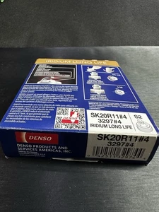 4pcs Genuine NEW DENSO SK20R11 3297 Iridium Spark Plugs OEM 90919-01210 - Picture 1 of 5