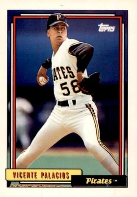 #582 Vicente Palacios 1992 Topps Micro - Image 1 of 2