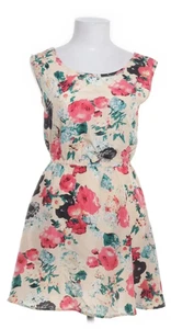 Kleid - Singwing - S - Beige Blumen - sehr gut! *@* - Bild 1 von 7