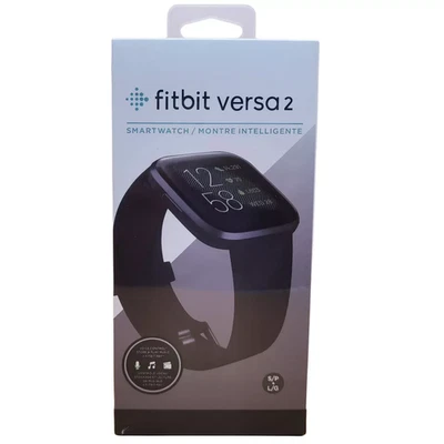 Reloj inteligente Fitbit Versa 2 Cronómetro Salud y actividad Rastreador de movimiento Tallas S y L Foto 1 de 4