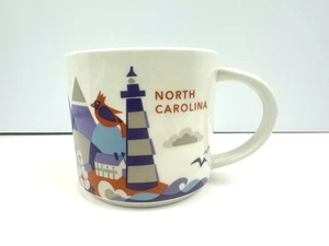 Starbucks North Carolina You Are Here Coffee Mug Cup 14 Oz Collection 2015 - Picture 1 of 9