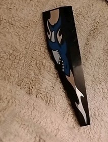 Lego City 7045 Hovercraft Hideout Shark Bow Angle 3x12 Part Only 47695