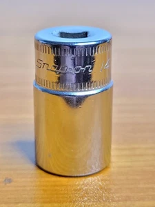 Snap On Tools TMMS14 14mm Metric Flank Drive Semi-Deep Socket 1/4" Drive 6 Point - Picture 1 of 5