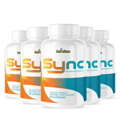 Sync - Soporte para metabolismo, suplemento para control de peso - 5 botellas Foto 1 de 4