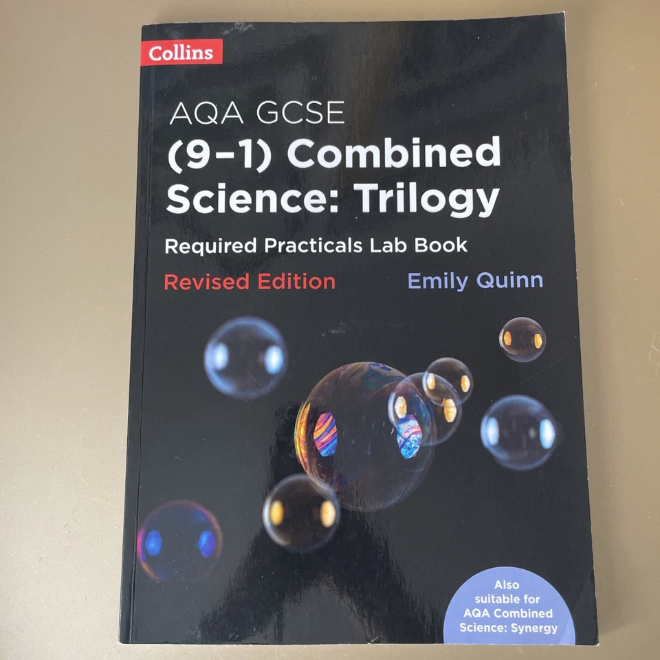 Collins AQA GCSE (9-1) Combined Science: Trilogy Required Practicals Lab Book - Image 1 of 4