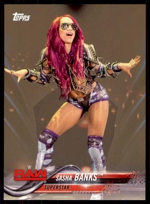2018 Topps WWE Then Now Forever #171 Sasha Banks Bronze - Image 1 of 2