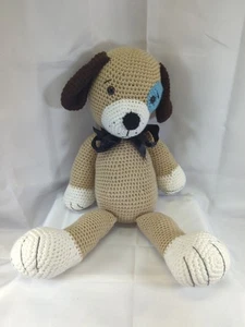 24" Crochet Or Knit Brown Dog Handmade - Picture 1 of 6