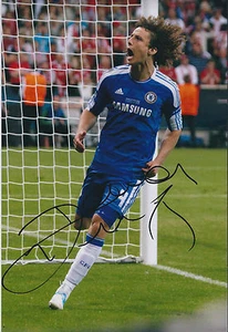 Foto autógrafa firmada por David Luiz 12x8 + certificado de autenticidad Chelsea Paris Saint Germain PSG - Imagen 1 de 1