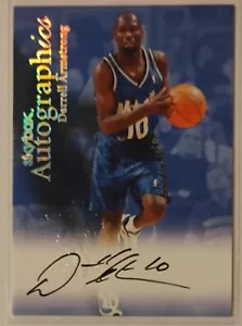 1999-00 Skybox Autographics Darrell Armstrong Signed Card Orlando Magic - Picture 1 of 2