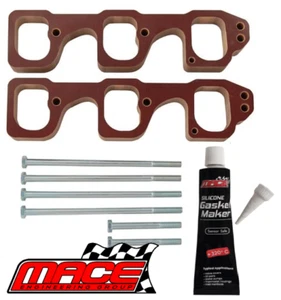 MACE 25MM PERFORMANCE MANIFOLD INSULATOR KIT FOR PONTIAC G6 ALLOYTEC LY7 3.6L V6 - Bild 1 von 1
