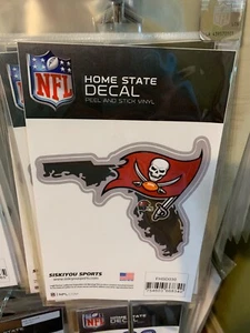 TAMPA BAY BUCCANEERS HOME STATE VINYL SMALL DECAL  - Picture 1 of 1