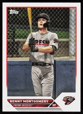 2023 Topps Pro debut BENNY MONTGOMERY #PD-162  Baseball  FRESNO GRIZZLIES