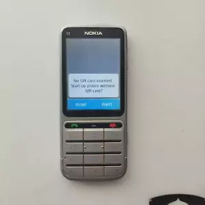 Nokia C3-01 Touch and Type 3G Mobile Phone Faulty Touch For Parts Or Repair - Picture 1 of 7