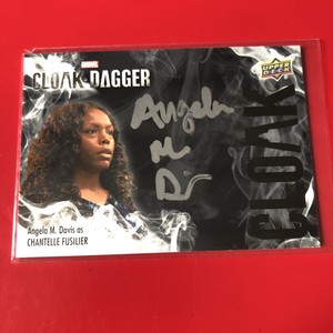 Cloak & Dagger 2021 Upper Deck Autograph Card C-AN Angela M Davis as Chantelle