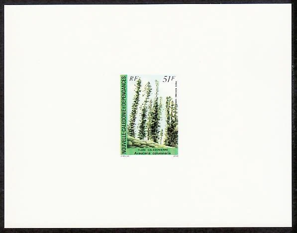 Новая Каледония ScC195 Местное Растение, Araucariacolumnaris, Deluxe Proof. - Изображение 1 из 1