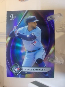 2022 Bowman Platinum Baseball #92 - George Springer - Toronto Blue Jays (13749) - Picture 1 of 2