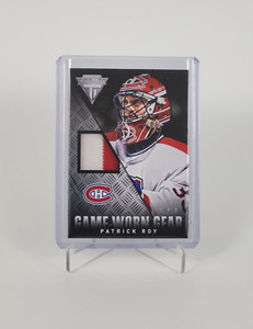 2013-14 Panini Titanium Game Worn Gear Prime Jersey Patrick Roy /50