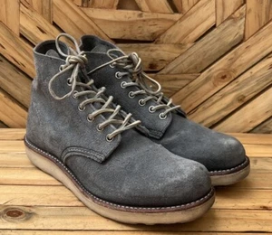 🔥Bota Roughout Red Wing Round Toe #8144 Azul Pizarra Abilene Talla US 8 D - Imagen 1 de 15