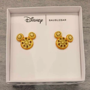 Baublebar x Disney Mickey Mouse Orange Fruit Earrings Brand New in Box - Picture 1 of 1