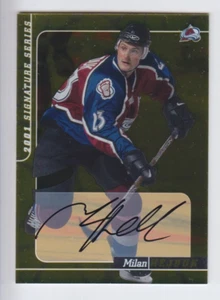 2000-01 BAP SIGNATURE MILAN HEJDUK GOLD AUTO #102 Autograph Be Player Avalanche - Bild 1 von 1