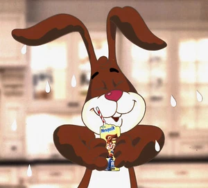 NESTLES QUIK NESQUIK CONEJITO PINTADO A MANO ORIGINAL ANIMACIÓN PRODUCCIÓN CEL - Imagen 1 de 4