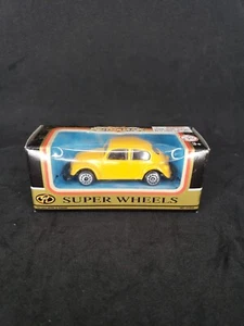 New Motormax Super Wheels Classic Yellow VW Volkswagen Bug Die Cast - Picture 1 of 7