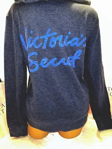 Felpa con cappuccio Victorias Secret Supermodel logo paillettes piccola EDIZIONE DA COLLEZIONE - Foto 1 di 2