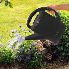 Expert Gardener 2 Gallon Resin Watering Can Black Garden Outdoor Yard Equipment